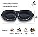 Sleep Mask, Light Blocking, Features Memory Foam, Insomnia Aid, Includes Carry Pouch and Ear Plugs, For Travel, Shift Work, Meditation, Migraines by Quiet Sound