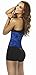 Ann Chery Women's 3 Hook Waist Cincher Latex Training Corset Shapewear, Blue, L 36