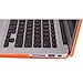 HDE Plastic Hard Shell Case and Keyboard Cover for MacBook Pro 13 with Retina Display (Models: A1425/A1502), Orange