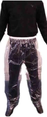clear pvc trousers