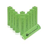 GEILIENERGY AA Size NiCd AA 600mAh 1.2V Rechargeable Batteries for Solar Light Lamp Green Color (Pack of 12)