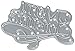 Elizabeth Craft Designs 1056 Thin Metal Die Merry Christmas, 4.4"X2.86"