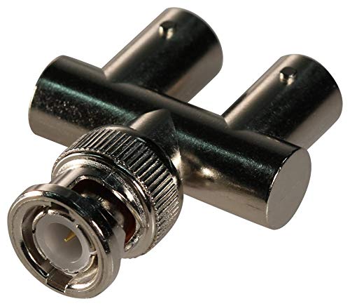 Multicomp 13-39-5 BNC Plug to 2x BNC Sockets Goalpost Adaptor, 50 Ohm