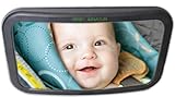 Back Seat Baby Mirror For Car - Rear View Mirror to See Babies and Children - Fits All Car Seats