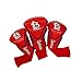 Team Golf MLB St Louis Cardinals Contour Golf Club Headcovers (3 Count) Numbered 1, 3, & X, Fits Oversized Drivers, Utility, Rescue & Fairway Clubs, Velour lined for Extra Club Protection