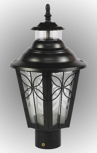 Lite&Lights Glass Decorative Wall Light for Home and Kitchen (Black)