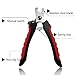 DSYJ Pet Professional Nail Clipper Premium Dogs & Cats Nail Trimmer and Clippers, Must-have Pet Grooming Supplies, Red