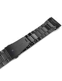 yooside 26 correa de reloj de reemplazo de acero cinturón para Garmin Fenix 5 x 3 3 HR D2 Charlie Descenso MK1 liberación rápida