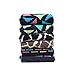 All4life Women's 6 Pairs Colorful Patterned Crew Socks
