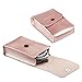 LAPOND 4 in 1 Bundle 13 Inch Laptop Sleeve Case for MacBook Air and MacBook Pro 13.3 Inches (4 in 1 Bundle, Rose Gold/Pink)