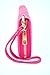 Women's Single Zip Around PVC Leather Wristlet Clutch Organizer Wallet (Black)