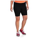 Danskin Now Womens Black Plus Sized Bike Short by (3X)