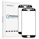 [2 Pack] Orzero For Moto X4 (Updated Version: add precise holes for sensors and microphone) Tempered Glass Screen Protector, 2.5D Arc Edges 9 Hardness HD Full-Coverage [Lifetime Replacement Warranty]