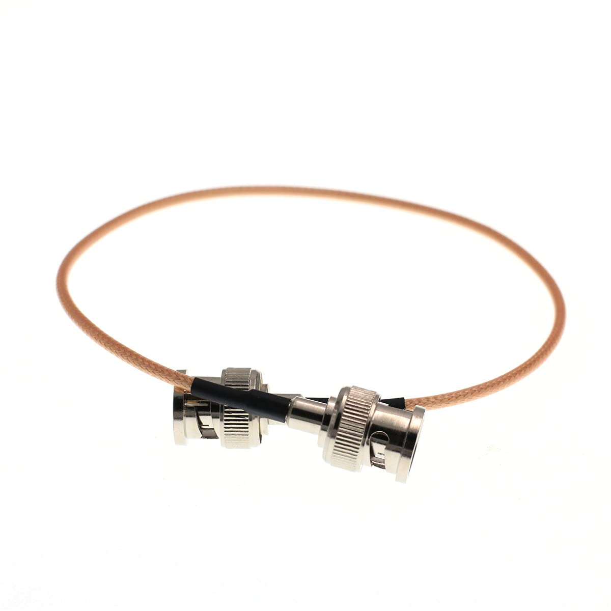 HangTon BNC HD 3G SDI Video RF Cable Coax Jumper Adapter 50 Ohm RG316 BNC Male to Male Camera Monitor Radio Antenna, Low Loss Signal Transmission (15)