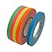 FindTape Gaffers Tape Multi-Pack: 1/2 in. width/Assorted (Fluorescent Blue, Fl. Green, Fl. Orange, Fl. Pink, Fl. Yellow)