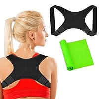 Fun2Us Posture Corrector for Men and Women Adjustable Comfortable Upper Back Brace for Clavicle Support Perfect Posture Back Straightener