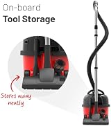 Henry HVR 160-11 Bagged Cylinder Vacuum 620 W 6 Litres Red Black view 3