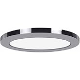 Access Lighting 20831LEDDCS-BS/ACR Modplus Flush Mount, 1-Light 18 Watts, Brushed Steel