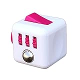 Fidget Cube Relieves Stress And Anxiety for Children and Adults (Rose Red)