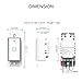 Smart Switch WiFi Wall Light Switch Compatible with Alexa Google Assistant, Neutral Wire Required, Single Pole, 2 Gang