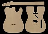 Telecaster MDF Guitar Body and Neck Template CNC Cut