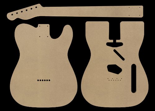 Telecaster MDF Guitar Body and Neck Template 0.25