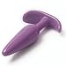 NewMagic® Anal Trainer Plug and Anal Starter Beginner Kit - Soft and Bendable - Guaranteed Maximum Pleasure Unisex Anal Sex Toy (Purple)