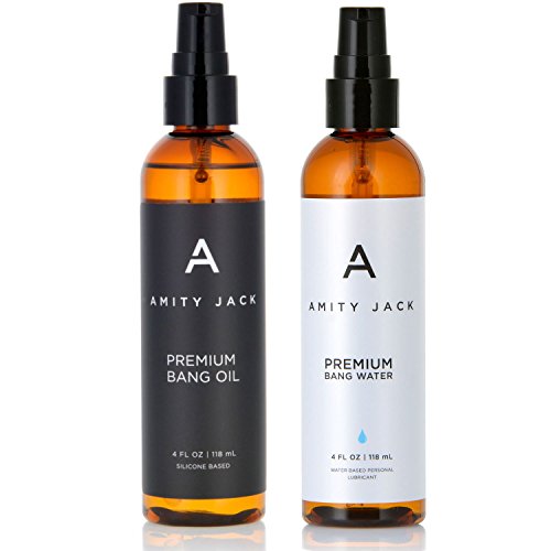 BEST VALUE! Personal Lubricant ~ Amity Jack's BANG Oil & Water Bundle ~ Water & Silicone Lubricants Designed For All Occasions & Preferences. Long-Lasting, Silky Smooth, Water-Proof & Condom Safe