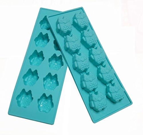 Yunko 10 Cavity Owl Silicone Chocolate Mold Ice Cube Jelly Mold Candle Mold Soap Mould