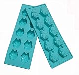 Yunko 10 Cavity Owl Silicone Chocolate Mold Ice Cube Jelly Mold Candle Mold Soap Mould