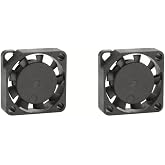Easycargo 20mm Fan 5V DC 2006 20mmx20mmx6mm, Mini Small Quite Fan 3.3V DC, Cooler Fan for Cooling Raspberry Pi 5 4 3 Electronics Robotics Development Boards Motherboard GPU CPU PCB DIY 20x20x6mm 2pcs