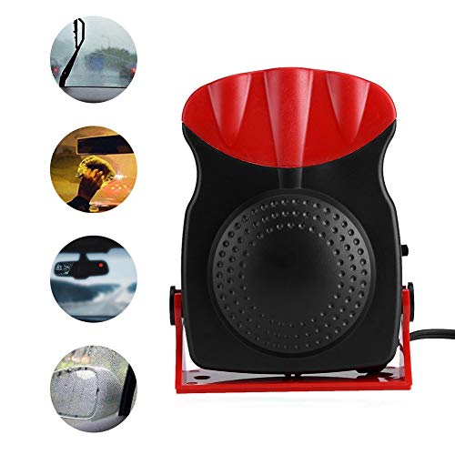 Colilove Car Heater, 2 in 1 Portable Car Heater Fan, Auto Fast Heating Car Heater with Heating & Cooling Function Defroster Defogger - 12V 150W, 3-Outlet Plug Adjustable Thermostat in Cigarette Light