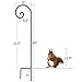 BEAU JARDIN Shepherd Hook 48 Inch 2 Pack No Assembly Required 2/5 Inch Heavy Duty Solid Metal Hanging Pole for Outdoor Garden Plant,Bird Feeder,Lanterns,Wedding Decor,Plant Baskets Wind Chimes