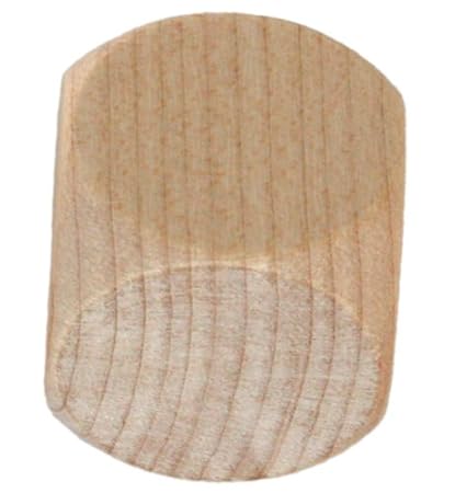 10er Set Holzwürfel blanko, Blankowürfel, Würfel natur; Kantenlänge 30mm