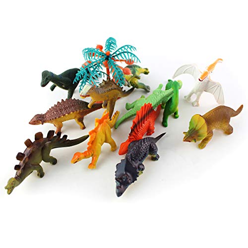 Dreamon Dinosaurier Figuren Spielzeug Set Mini Dino Geburtstag Deko Tortendeko Weihnachten Geschenke Dinosaurier… – Bild 7