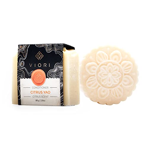 VIORI Citrus Yao Shampoo & Conditioner Bar Set Handcrafted with