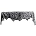Halloween Decorations Black Lace Spiderweb Fireplace 18x96 Inch Mantle Scarf Cover Party Supplies