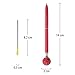 Big Diamond Ball Pen 11 Pieces Rhinestones Crystal Metal Ballpoint Pens Black Ink, 11 Different Colors + 11Pcs 3.2'' Ballpoint Pen Refills (11Pcs Diamond Ball Pens)
