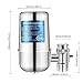 NeillieN Faucet Water Purifier Long-Lasting Faucet Filtration System Reduces Chlorine and high Water Flow Removes Lead, Fluoride - Suitable for Standard faucets
