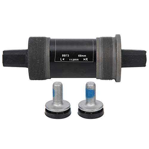 Dilwe 68MM Sealed Bottom Bracket Square Taper Metal Bearing Spare Parts with Screws for Mount Foldable Bike Accessory (126mm)