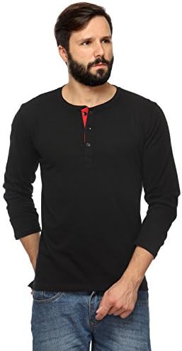 Happy Hippie Henely Neck Casual Wear & Full Sleeve T-shirts for Men