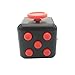 Maggift Fidget Cube Dice toy Stress Cube relieve Anxiety (Black-red)