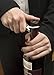 Hicoup Wine Opener - Professional Corkscrews for Wine Bottles w/Foil Cutter and Cap Remover - Manual Wine Key for Servers, Waiters, Bartenders and Home Use - Stainless Steel With Rosewood