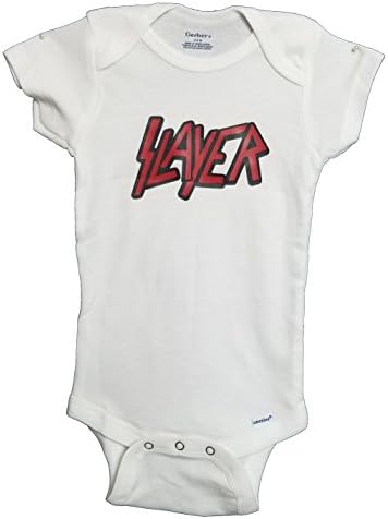 Mari KyriosSlayer Thrash Metal Rock & Roll One Piece Bodysuit Baby Clothes
