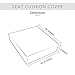 CHUN YI Stretch Loveseat Couch Cushion Cover Suitable for 2 Settee, Sofa Seat Slipcover with Spandex Jacquard Fabric(Medium,Ivory White/Cream)