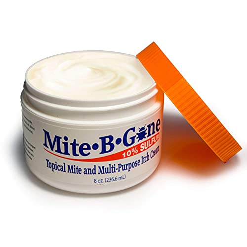 MiteBGone 10 Sulfur Cream Itch Relief from Mites, Insect Bites, Acne