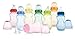 Nuby 3-Pack Non-Drip Tinted Bottles, 7 Ounce, Plus 1 No-Spill Spout, Colors May Vary