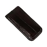 MJ Masters Men's Eel Skin Large Magnetic Money Clip, Brown
