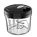 Cuisinart CTG-00-PCH Manual Mini Food Processor, Black | Appliances Store