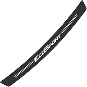 Auto Koolstofvezel Achterbumpers Protector Guard Strips voor Ford Ecosport, Kofferbak Instaplijsten Cover Beschermende…
